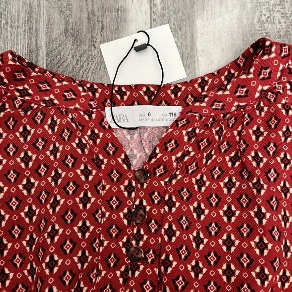Zara Printed Blouse